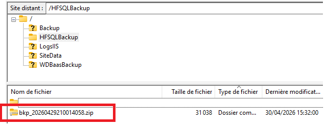 HFSQL : déployer une base de données existante sur le serveur d'une ...